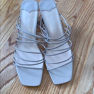 Tony Bianco nude strappy summer sandals with heel